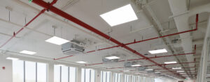 A well-installed fire sprinkler system in a NYC building