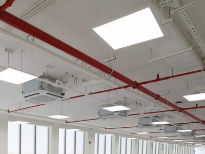 A well-installed fire sprinkler system in a NYC building